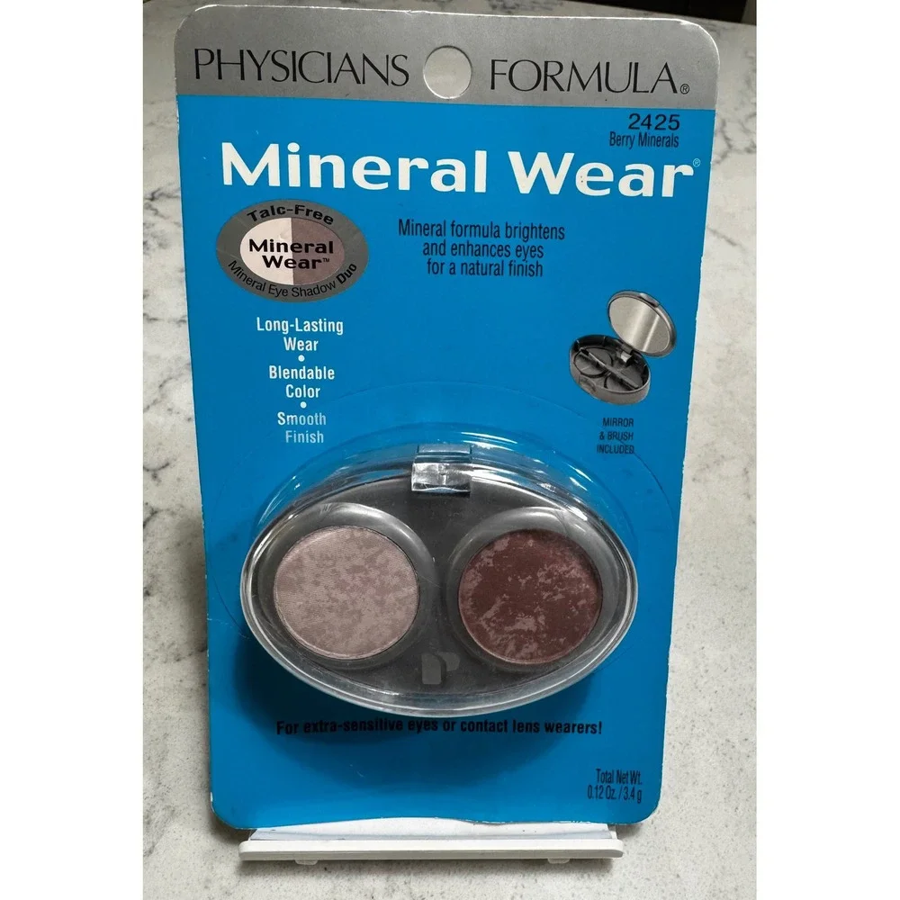 Physicians Formula Mineral Wear Eyeshadow #2425 BERRY MINERALS NEW Sealed Rare